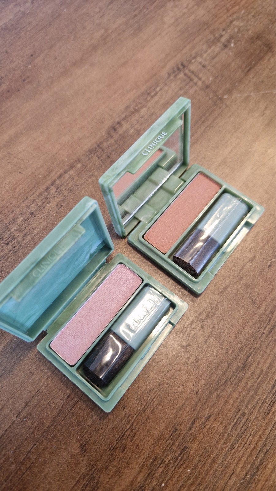 Clinique Blush & Oogschaduw Palet - Zo goed als nieuw, Wangen, Ophalen of Verzenden, Zo goed als nieuw, Make-up