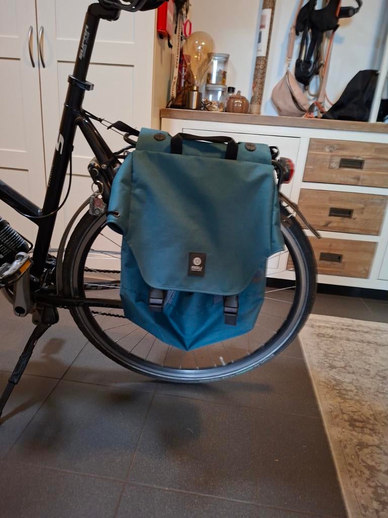 AGU Urban-Series Fietstas - Turquoise, Ophalen of Verzenden, Zo goed als nieuw, AGU