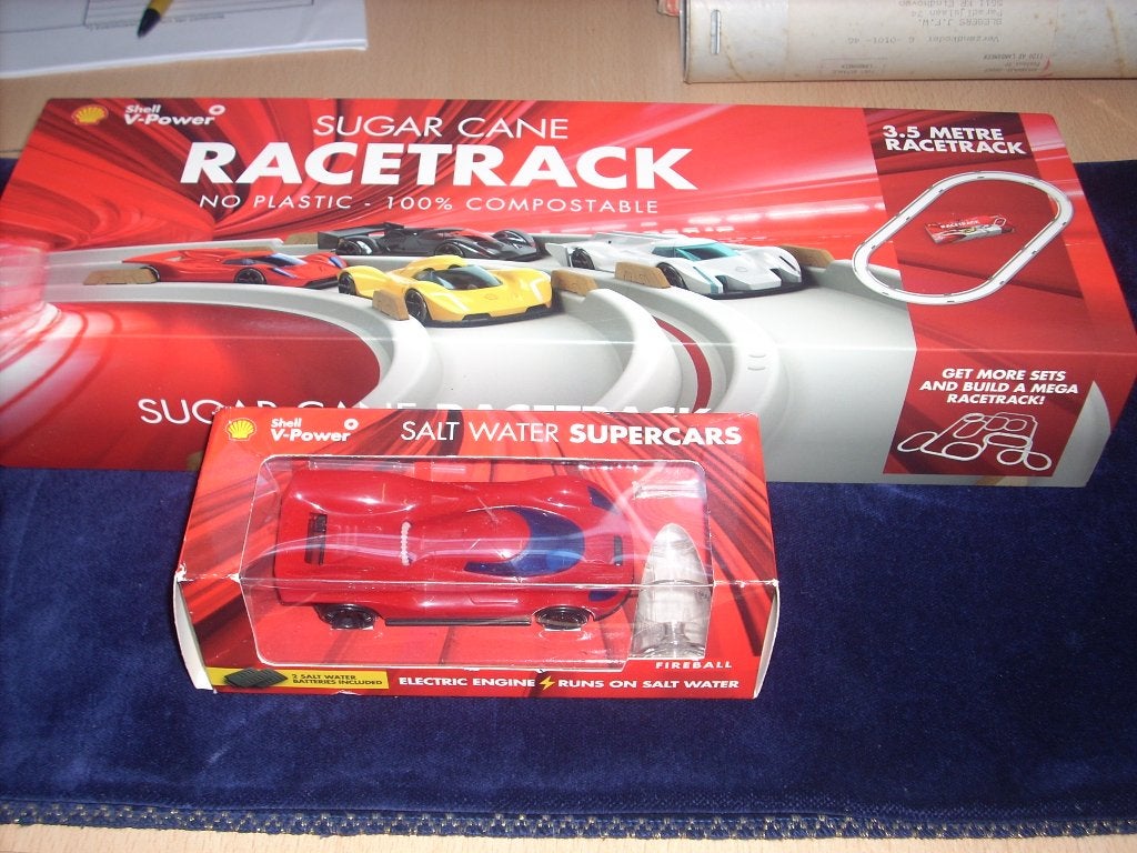 NIEUW - V-Power Sugar Cane Racetrack met Fireball Car, Hobby en Vrije tijd, Overige Hobby en Vrije tijd, Nieuw, Ophalen of Verzenden
