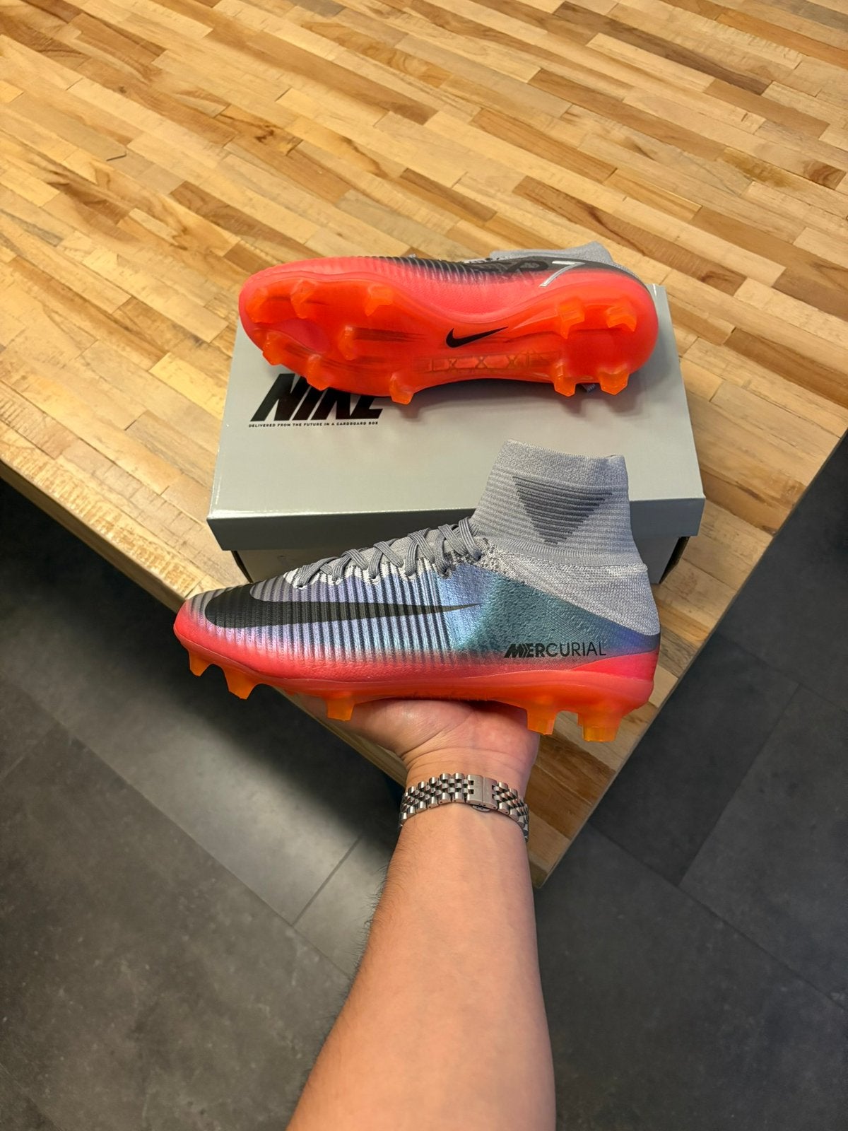 Nike Mercurial Superfly 5 CR7 FG 41,44, Ophalen of Verzenden, Nieuw, Zwart