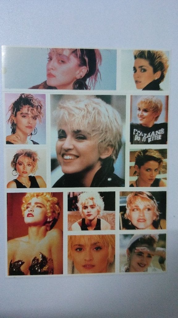 Madonna Holiday artiest stickervelletje stickers set muziek, Ophalen of Verzenden, Zo goed als nieuw, Overige typen