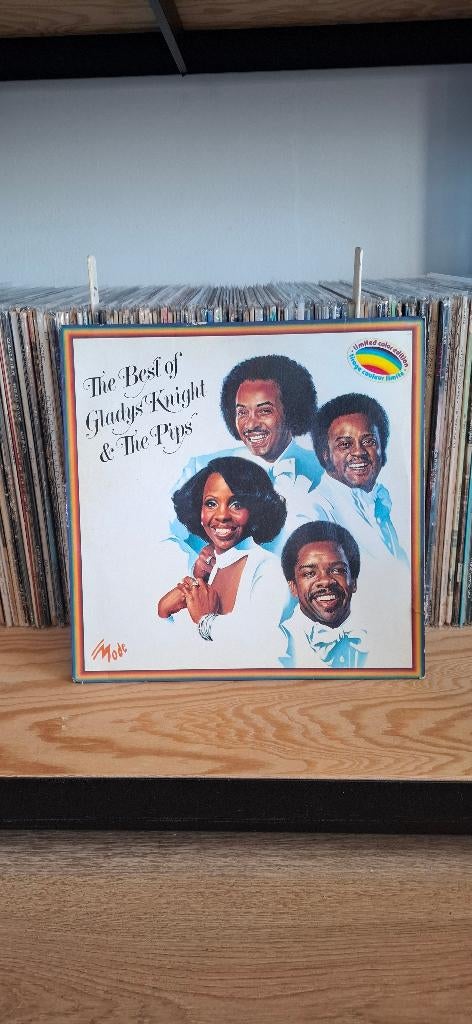 LP The Best of Gladys Knight and the Pips Orange Vinyl Soul, Ophalen of Verzenden, 1970 - 1979, Zo goed als nieuw, Soul of Nu Soul