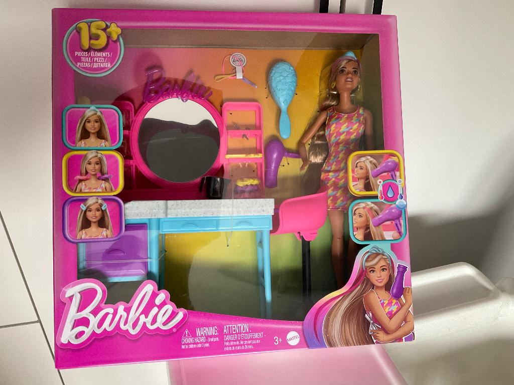Barbie met kaptafel, Ophalen of Verzenden, Nieuw, Barbie