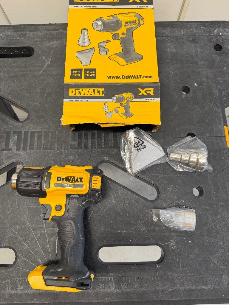 Dewalt DCE530N Verfstripper (18V), Doe-het-zelf en Verbouw, Gereedschap | Handgereedschap, Ophalen of Verzenden, Zo goed als nieuw