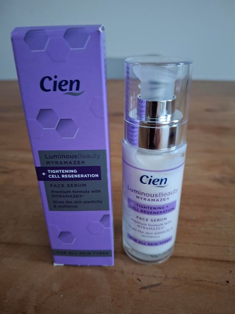 Nieuwe Cien Luminous Face Serum met Myramaze, Ophalen of Verzenden, Nieuw, Gehele gezicht