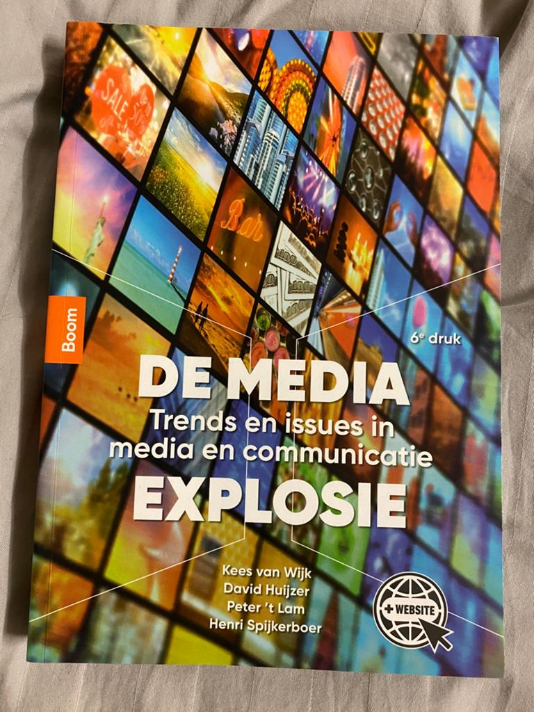 De media explosie 6e druk, Boeken, Ophalen of Verzenden, Alpha, Zo goed als nieuw, HBO