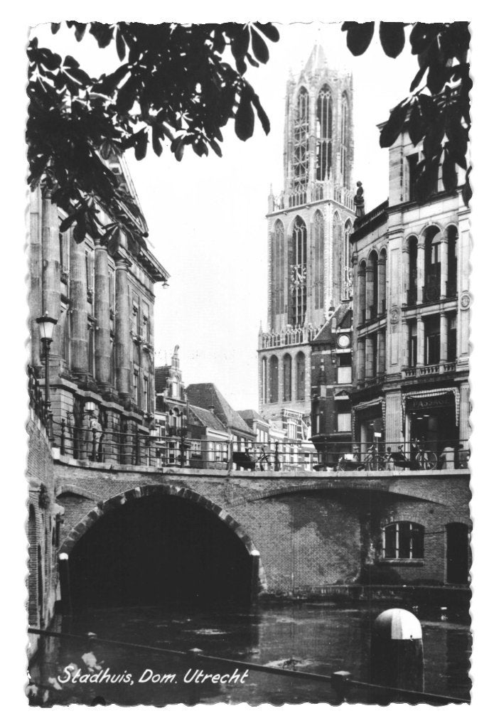 988140 Utrecht Stadhuis Nette oude kaart Onbeschreven