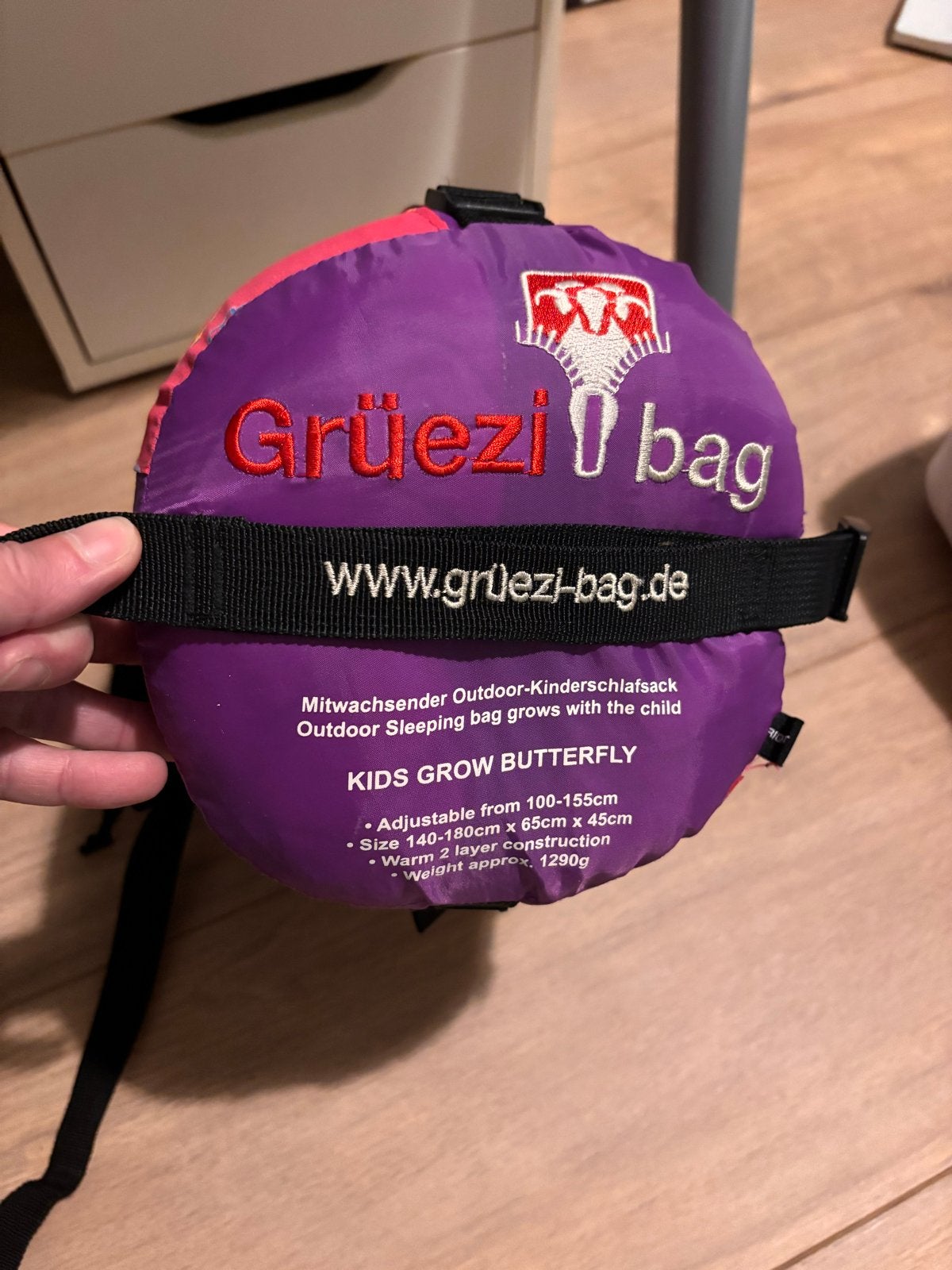 Grüezi Bag Kids Grow Butterfly Kinderslaapzak, Ophalen of Verzenden, Zo goed als nieuw
