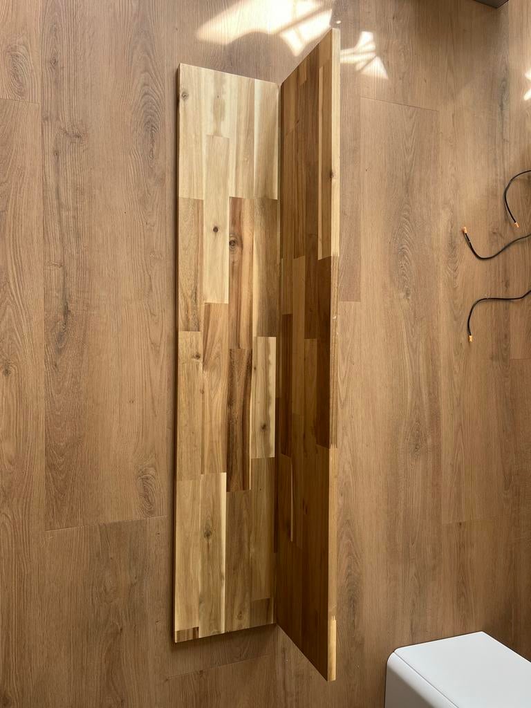 IKEA Wandplank 120cm - Massief Hout, Ophalen, Zo goed als nieuw