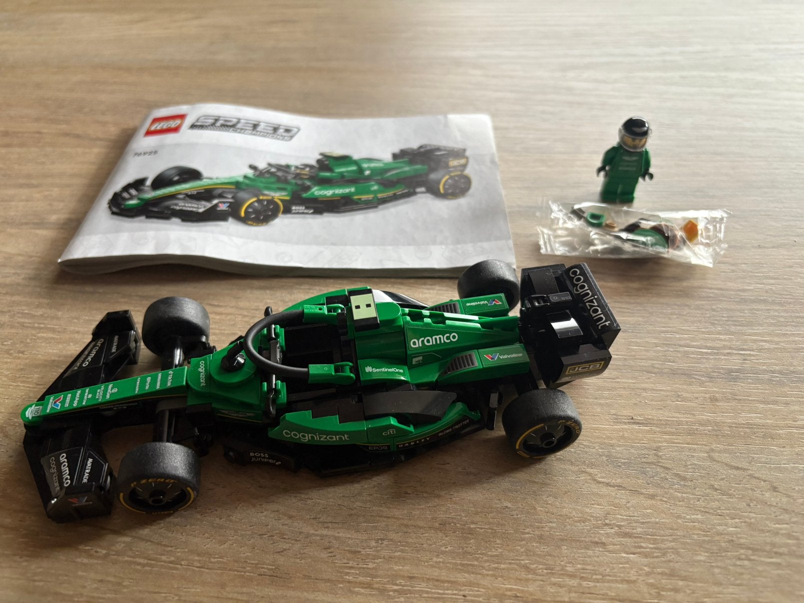 Lego 76925 speed champions F1 AMR23 Compleet met boekje, Ophalen of Verzenden, Zo goed als nieuw