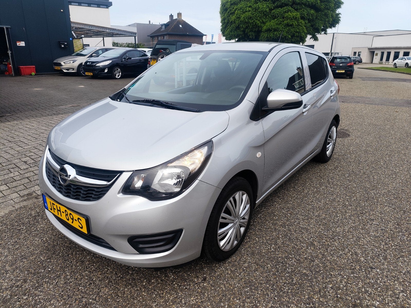 Opel Karl 1.0 Ecoflex 55KW 2016 Grijs nette auto 5 deurs, Voorwielaandrijving, 74 pk, Start-stop-systeem, 4 stoelen