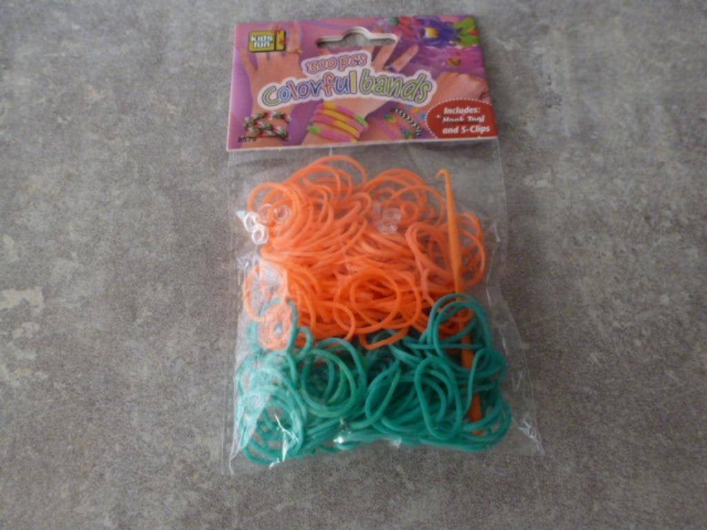 NIEUW 200 oranje en groene loom bandjes 5 voor 8,00, Hobby en Vrije tijd, Ophalen of Verzenden, Nieuw