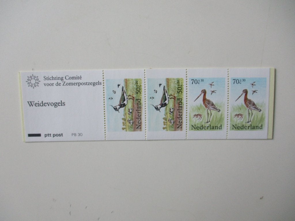Zomerpostzegels 1984 blok Weidevogels - Nederland, Verzenden, Na 1940, Postfris