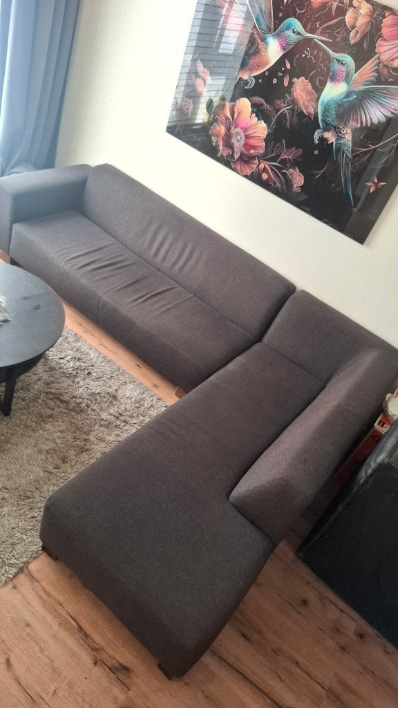 Grote hoekbank, 2.85m x 2.10m, Ophalen, 250 tot 300 cm, Gebruikt, Minder dan 75 cm