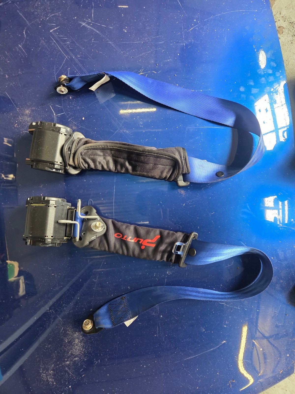 Blauwe voorste veiligheidsgordels Fiat Punto, Auto-onderdelen, Ophalen of Verzenden, Fiat
