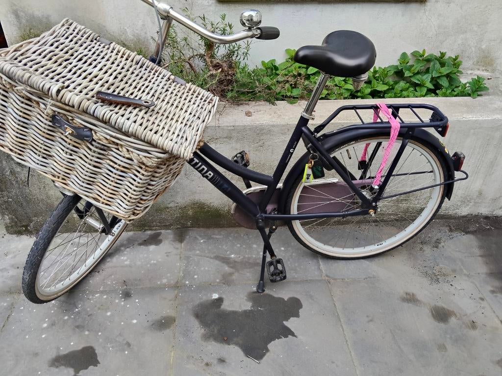 Gazelle Coctina meisjesfiets met fietsenmand, Fietsen en Brommers, Fietsen | Meisjes, Ophalen, Gebruikt, 24 inch, Gazelle