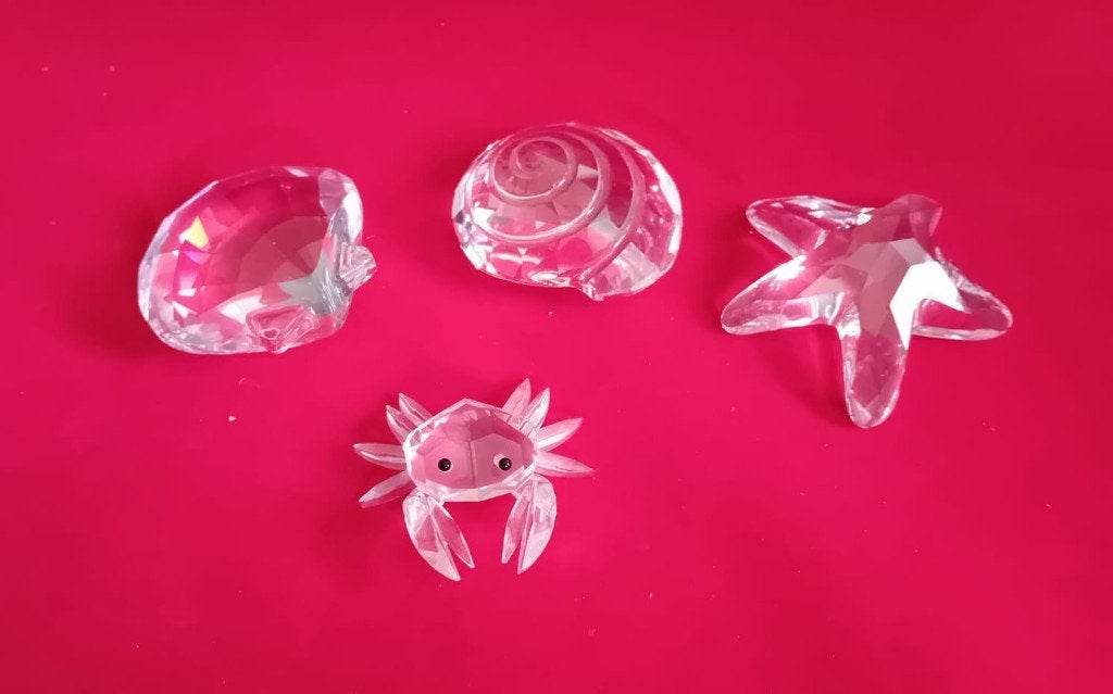 Swarovski zee/strandset, Verzamelen, Ophalen of Verzenden, Zo goed als nieuw, Figuurtje