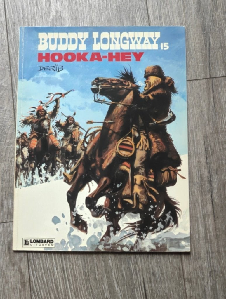 Buddy Longway - Hooka-hey, Eén stripboek, Ophalen of Verzenden, Gelezen, Derib