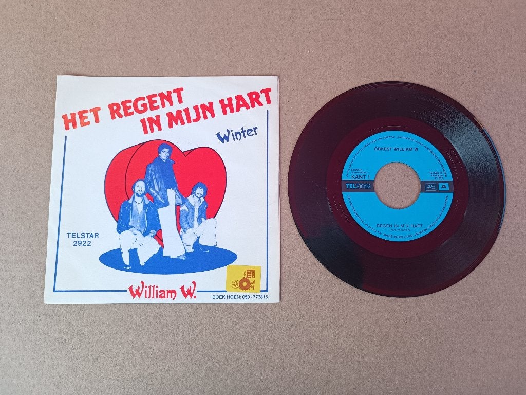 Single: William W - Het Regent In Mijn (1979) Telstar 2922, Cd's en Dvd's, Vinyl Singles, Verzenden, Gebruikt, Nederlandstalig