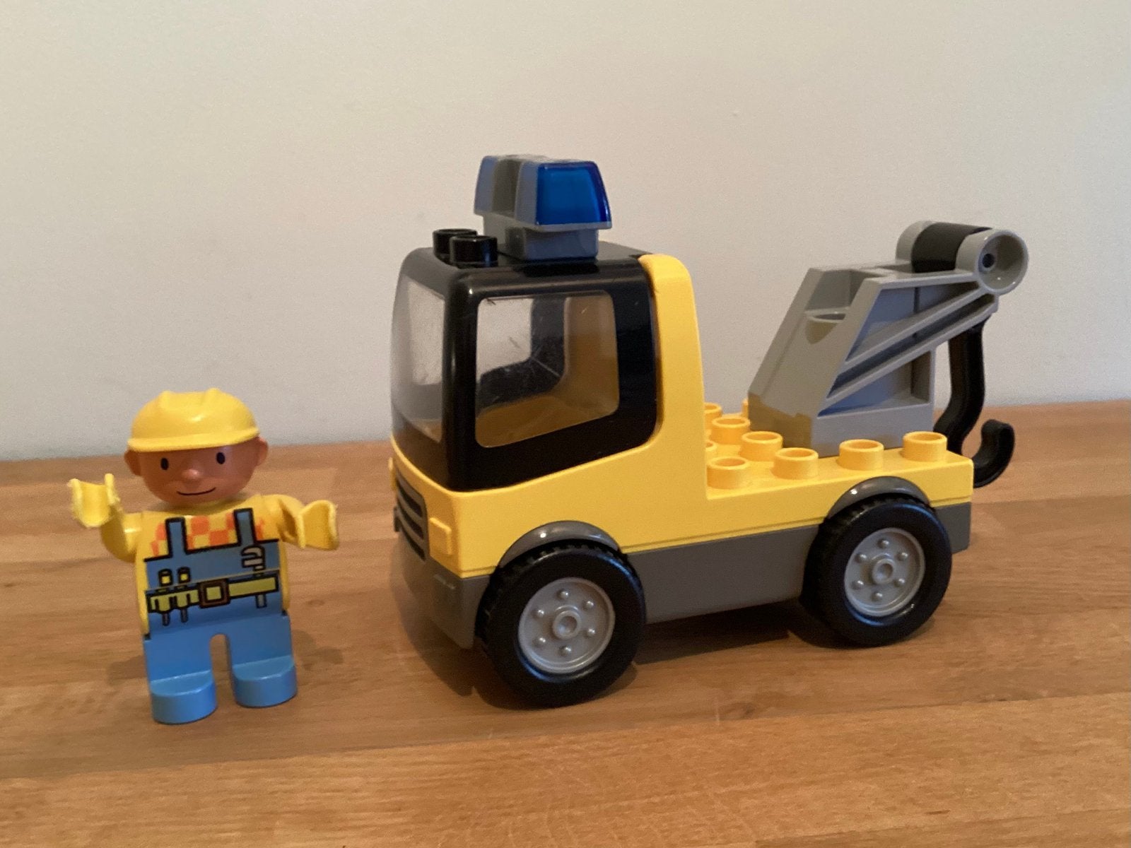 Duplo “ Bob de bouwer”  met kraanwagen., Kinderen en Baby's, Ophalen of Verzenden, Zo goed als nieuw, Duplo