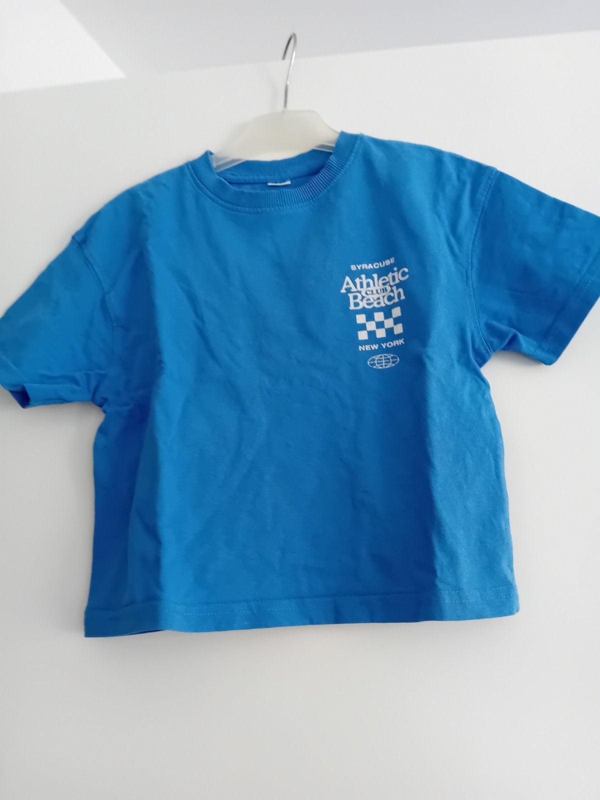 Zeeman T-shirt met print, maat 98-104, katoen, Zeeman, Gebruikt, Jongen of Meisje, Ophalen of Verzenden