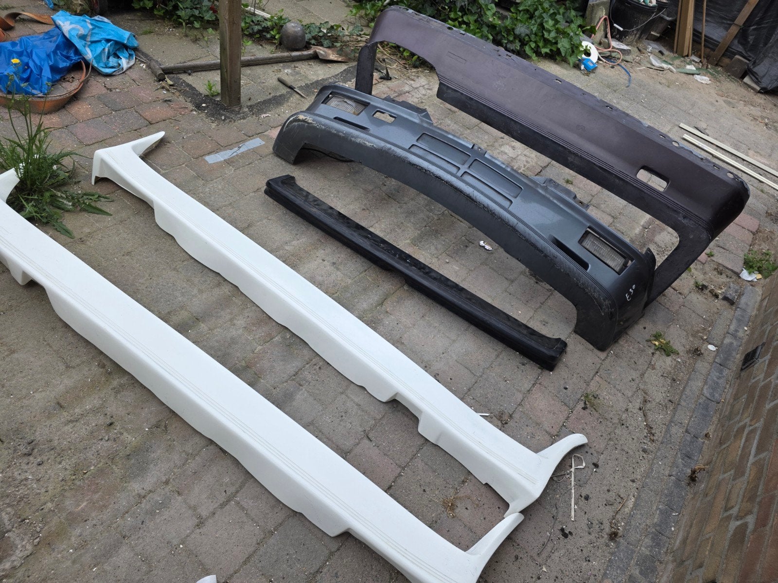 BMW E30 Cabrio OEM M-Tech 1 Bodykit - ZEER ZELDZAAM!, Auto-onderdelen, Ophalen, B, Voor, A