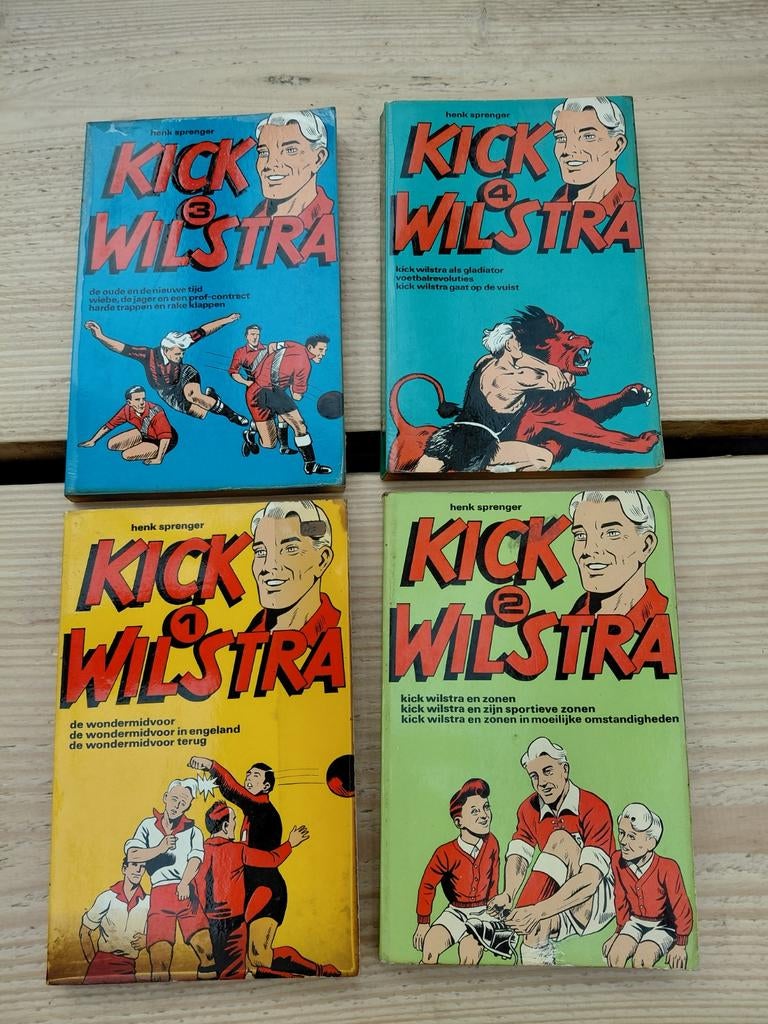 Kick Wilstra Boekenreeks - Deel 1 t/m 4, Boeken, Ophalen, Gelezen, Henk Sprenger, Balsport