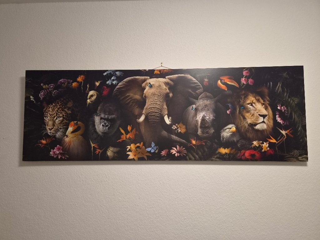 Schilderij dieren, Ophalen, 50 – 75, 125 cm of meer, Zo goed als nieuw