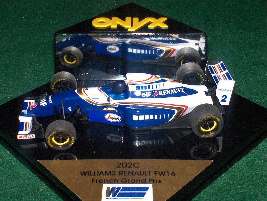 1/43 F1 Williams Renault FW16 GP France Onyx Nigel Mansell, Hobby en Vrije tijd, Modelauto's | 1:43, Ophalen of Verzenden, Nieuw