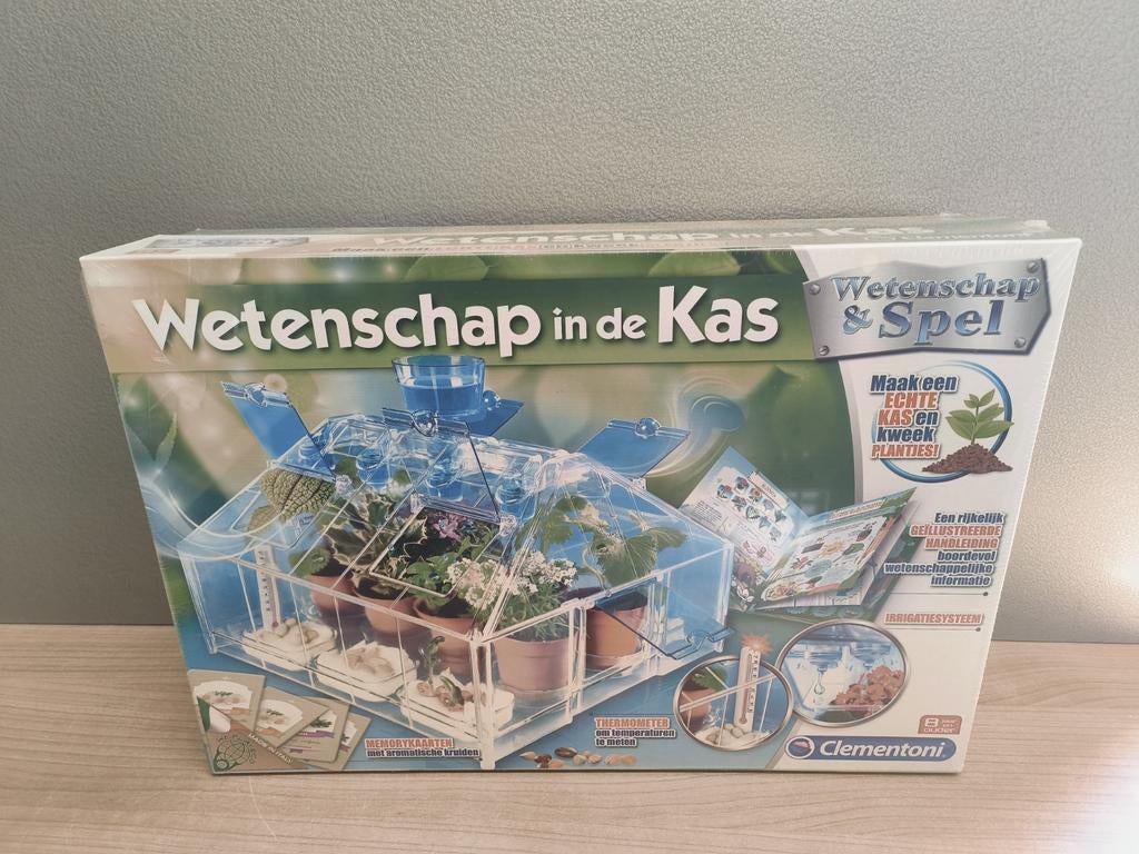 Wetenschap in de Kas - Clementoni Kweekset, Kinderen en Baby's, Speelgoed | Educatief en Creatief, Zo goed als nieuw, Ontdekken
