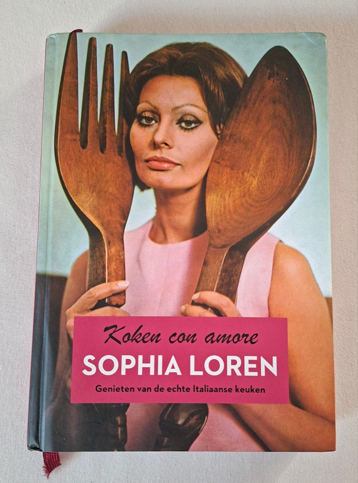 Prachtig Kookboek: Koken con amore – Sophia Loren, Boeken, Ophalen of Verzenden, Zo goed als nieuw, Italië