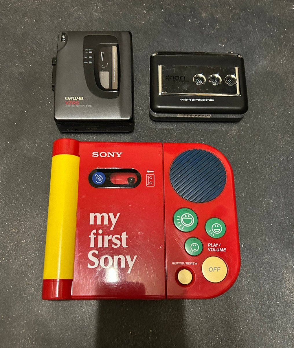 Cassettespelers: Aiwa, My First Sony, ION Tape Express, Ophalen of Verzenden, Walkman