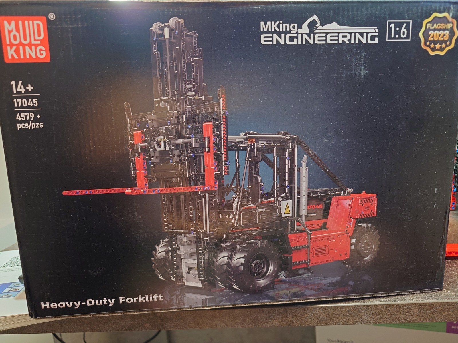 mould king vorkheftruck 17045, Ophalen, Zo goed als nieuw, Duplo
