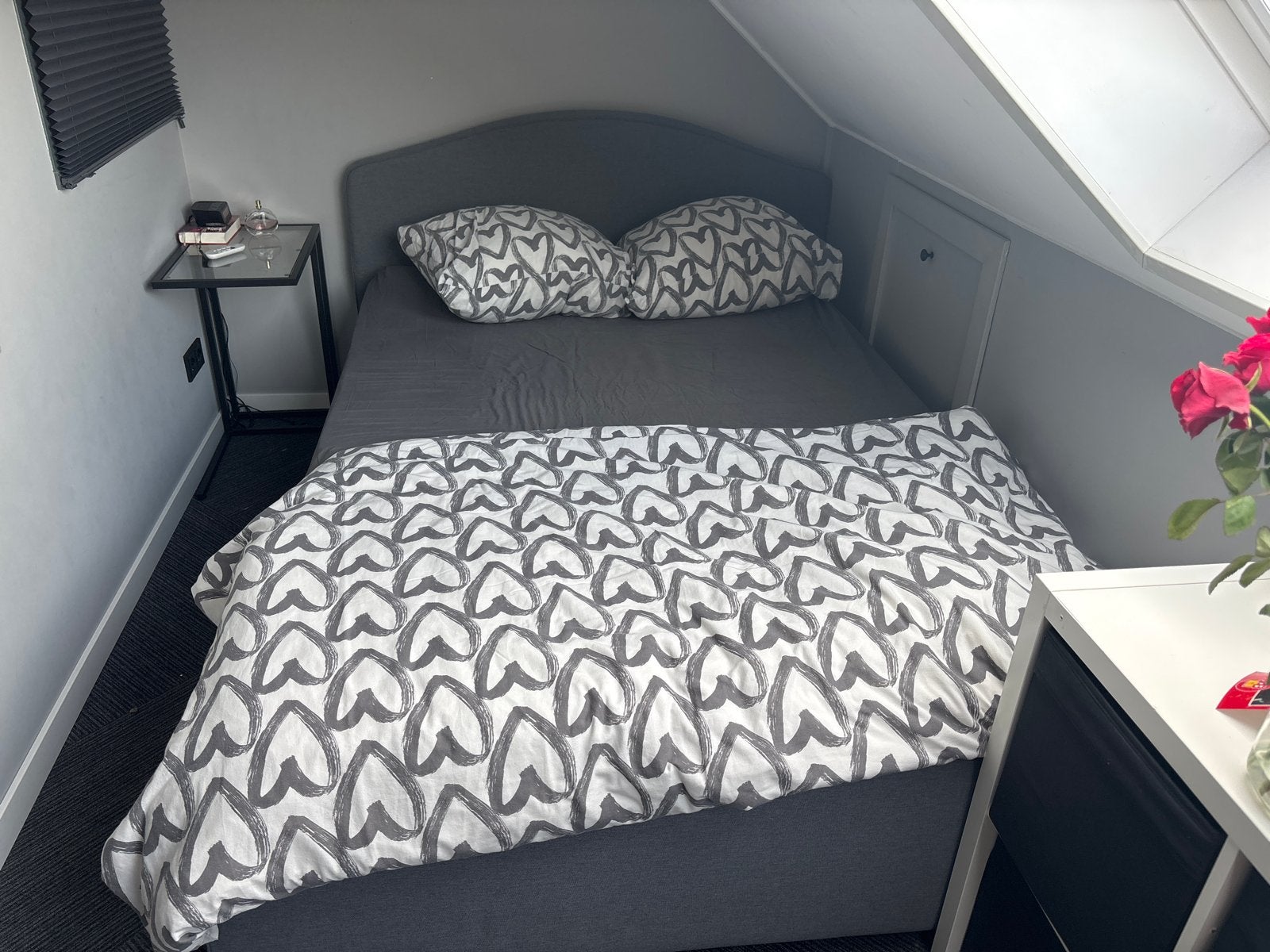 Tweepersoonsbed met hoofdbord - 220x145 cm