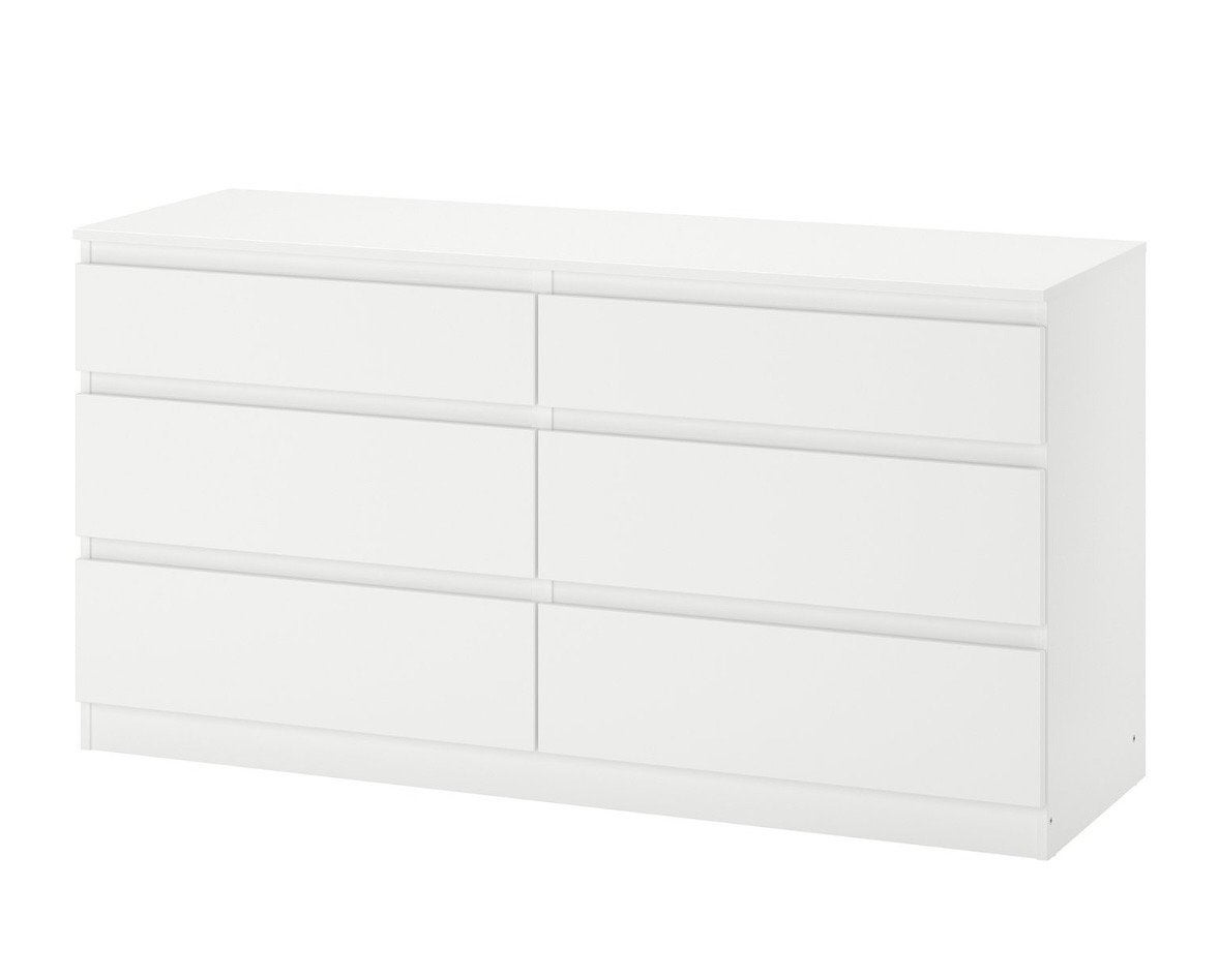 IKEA KULLEN ladekast wit met 6 lades - Gebruikt, Ophalen, Gebruikt, 100 tot 150 cm, 5 laden of meer