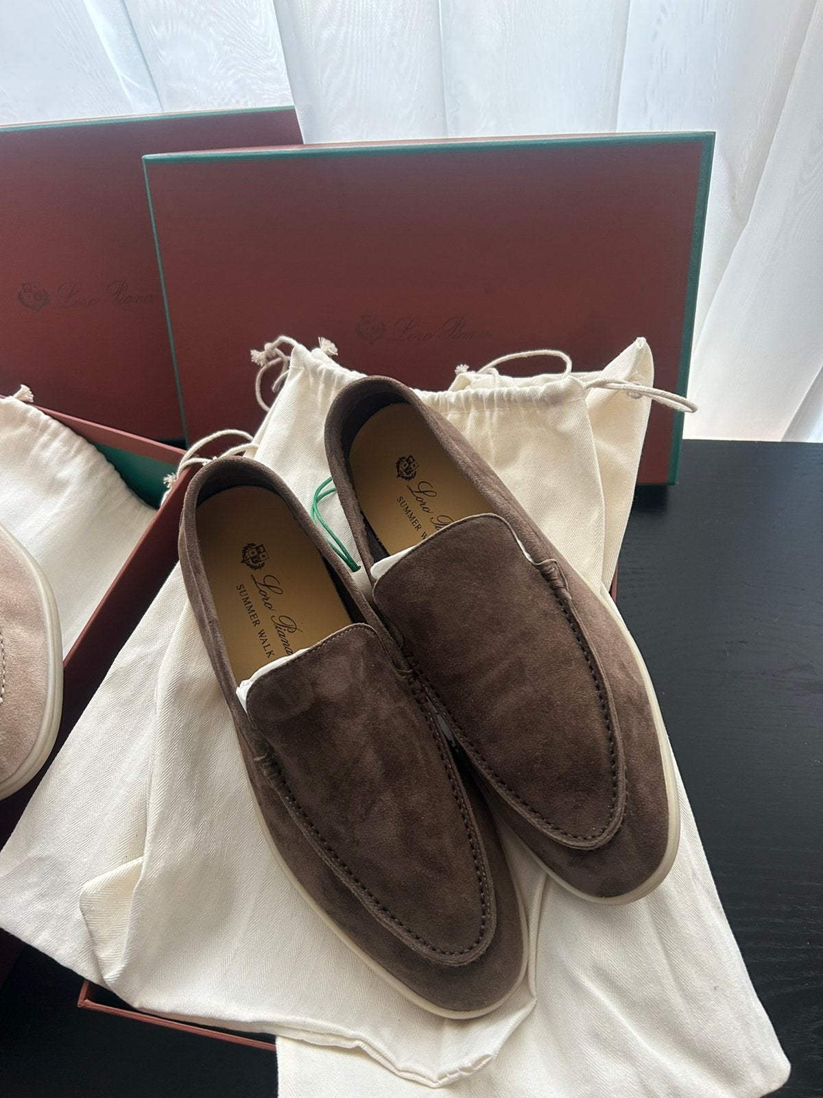 Loro piana summer walk bruin, Ophalen of Verzenden, Zo goed als nieuw, Bruin, Instappers