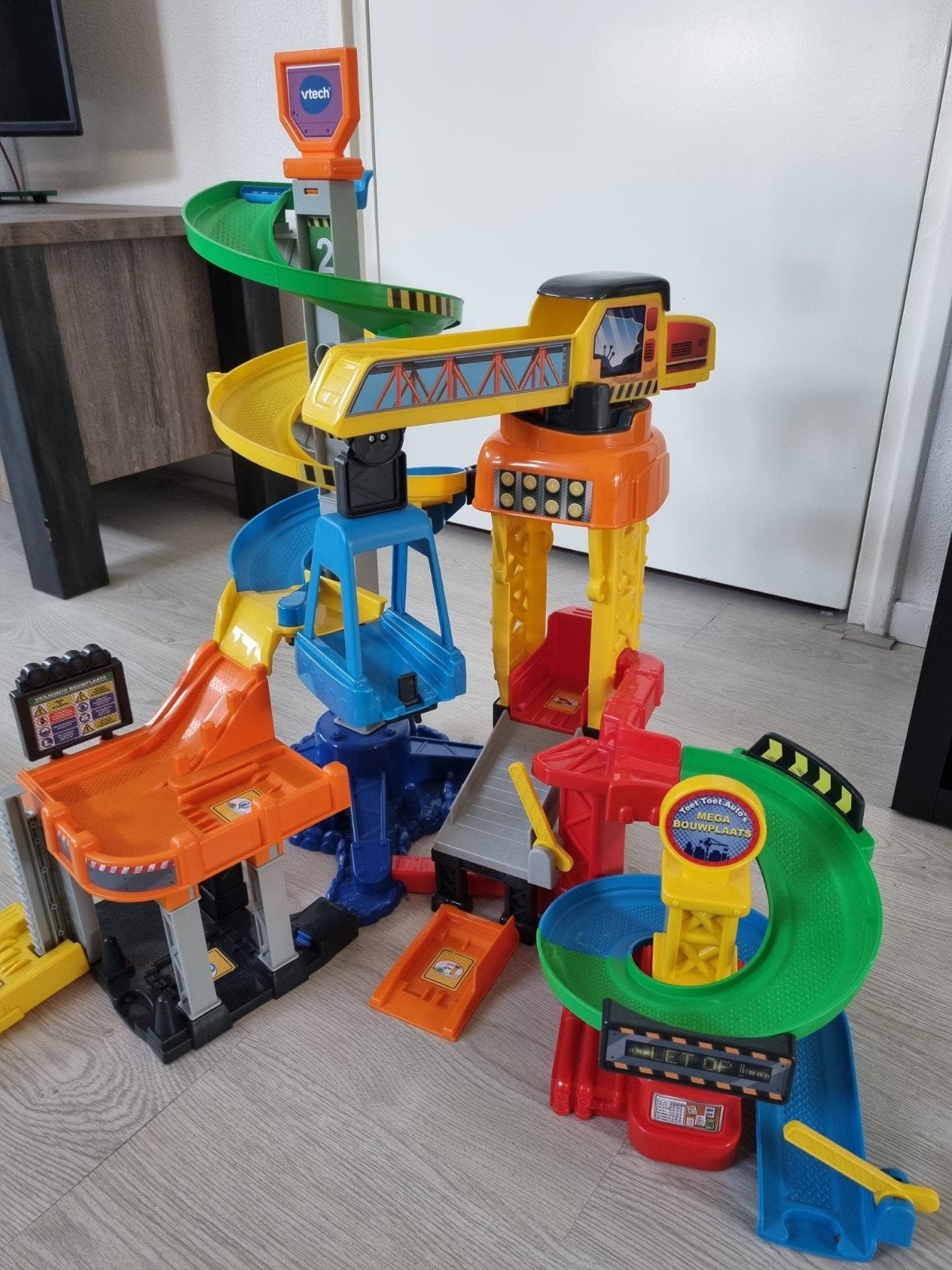 VTech Toet Toet Auto's Garage en Bouwplaats Speelset, Ophalen, Zo goed als nieuw