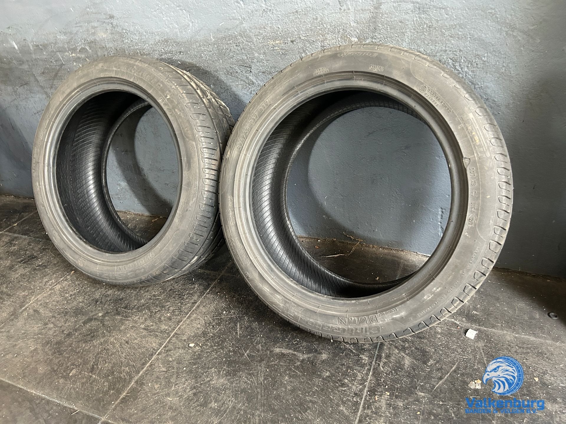 6mm! Zomerbanden 225/45R17 Pirelli Cinturato P7 Blue, Gebruikt, -, -, 17 inch