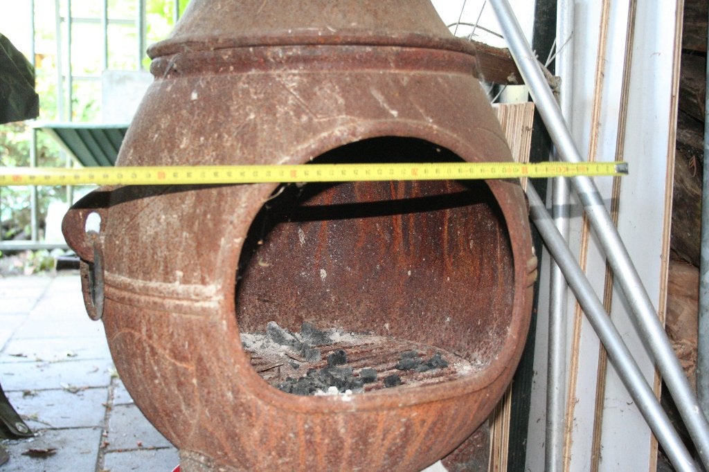 buitenkachel, Tuin en Terras, Ophalen, Gebruikt