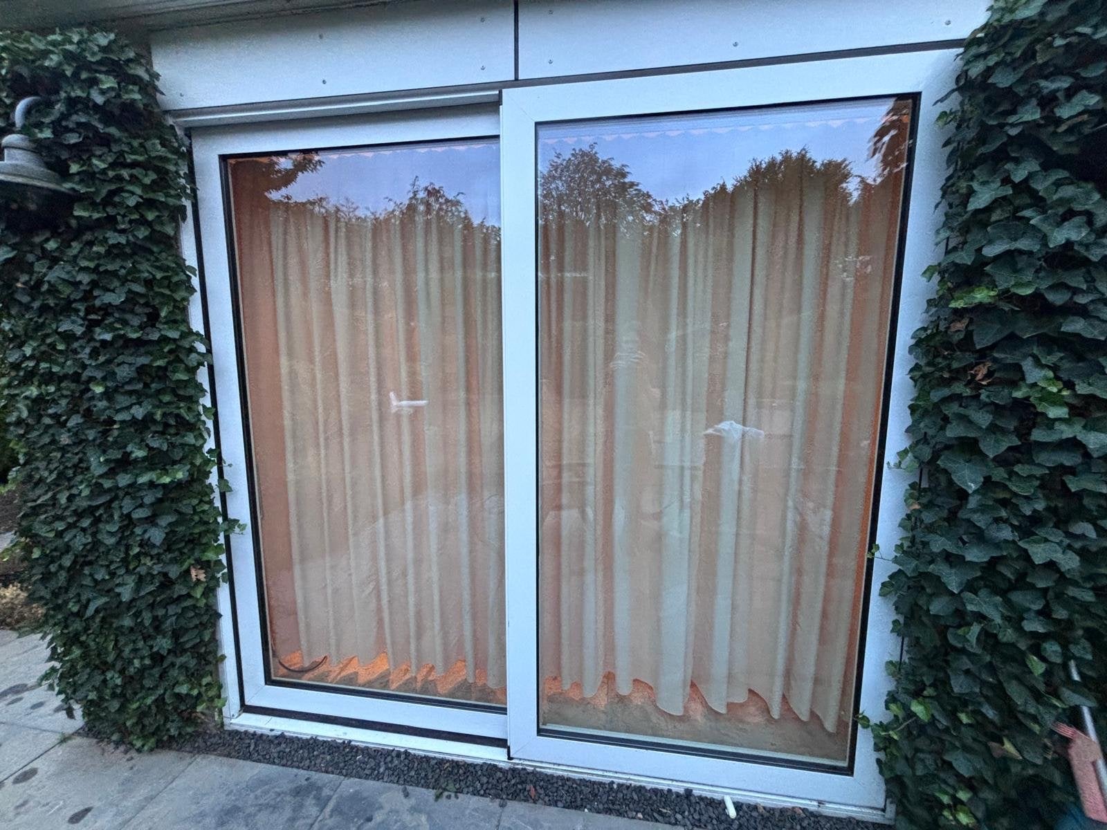 Goed onderhouden kunststof schuifpui - 250x230cm, Doe-het-zelf en Verbouw, Deuren en Horren, Ophalen, Kunststof, Gebruikt, Buitendeur