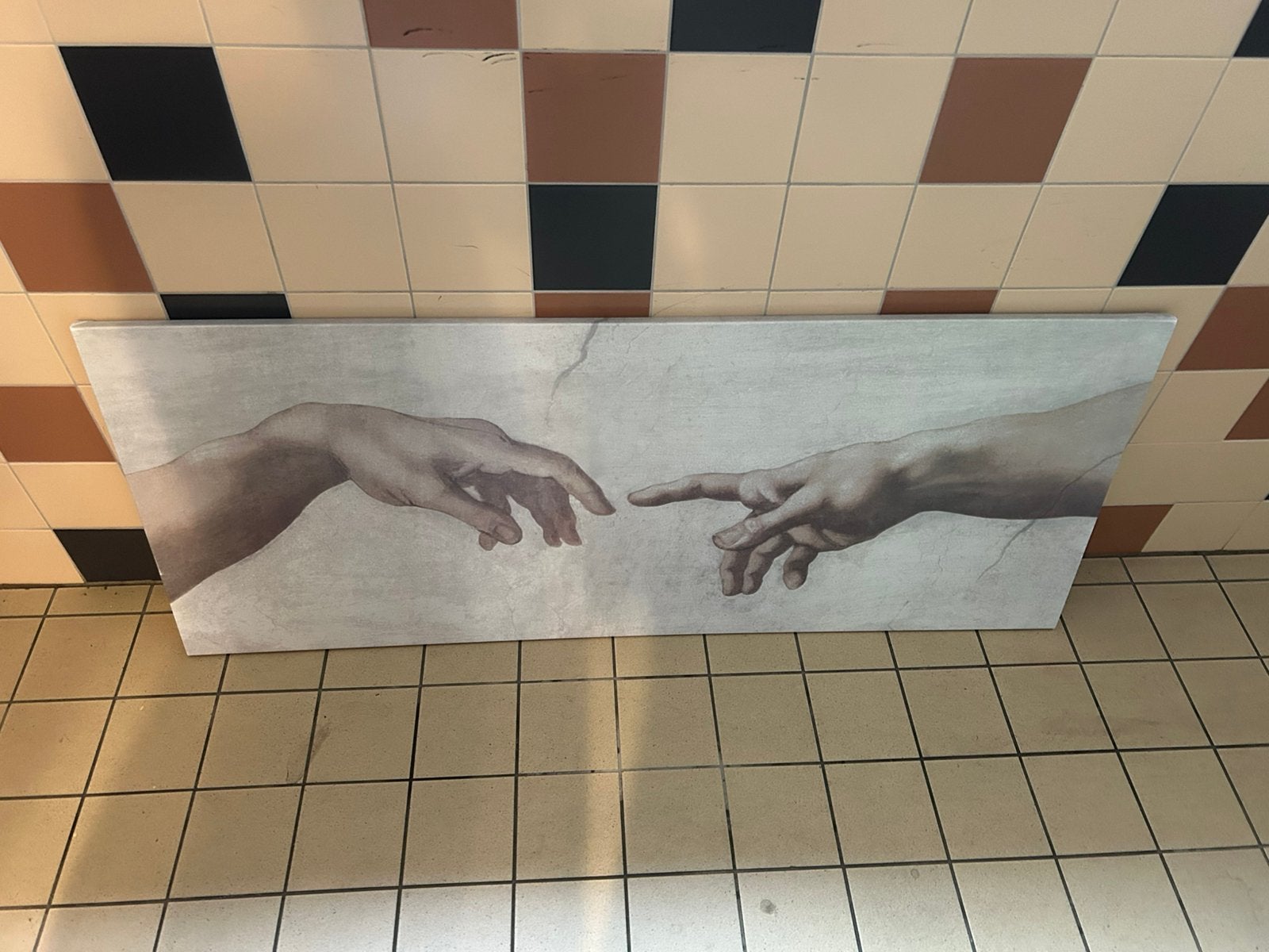 Michelangelo (canvas van Ikea), Huis en Inrichting, Ophalen, 50 – 75, Overige typen, 125 cm of meer