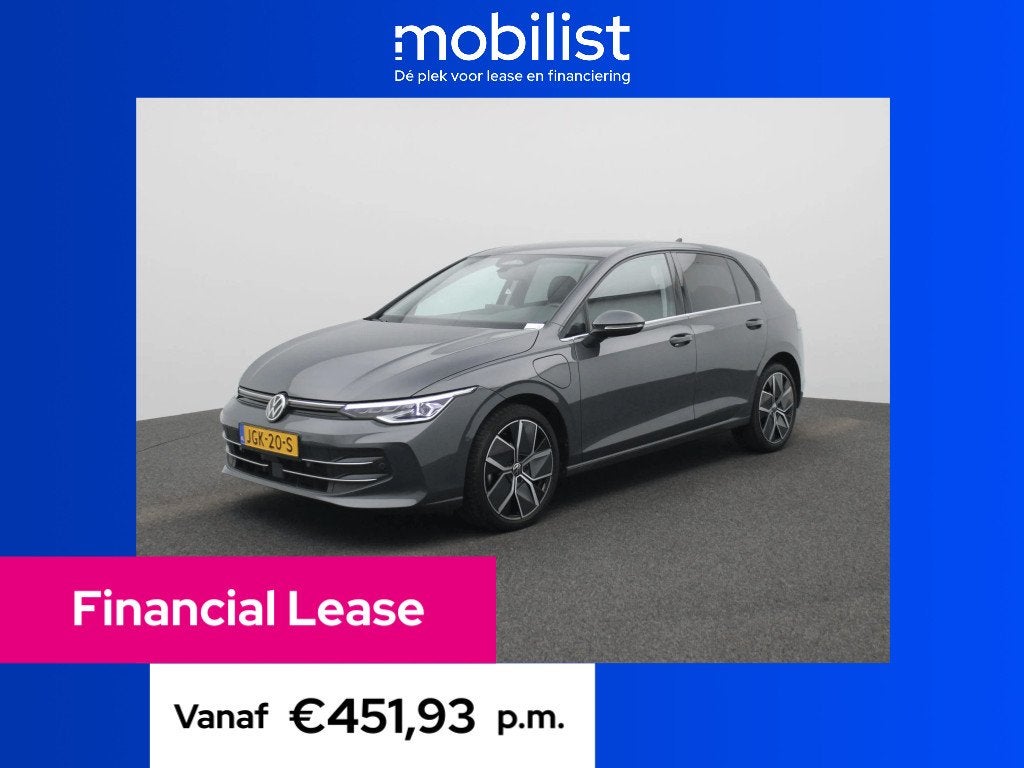 Volkswagen Golf 1.5 eHybrid Style Edition 204 PK| (bj 2025), Bedrijf, 1700 kg, Zilver of Grijs, 1542 kg