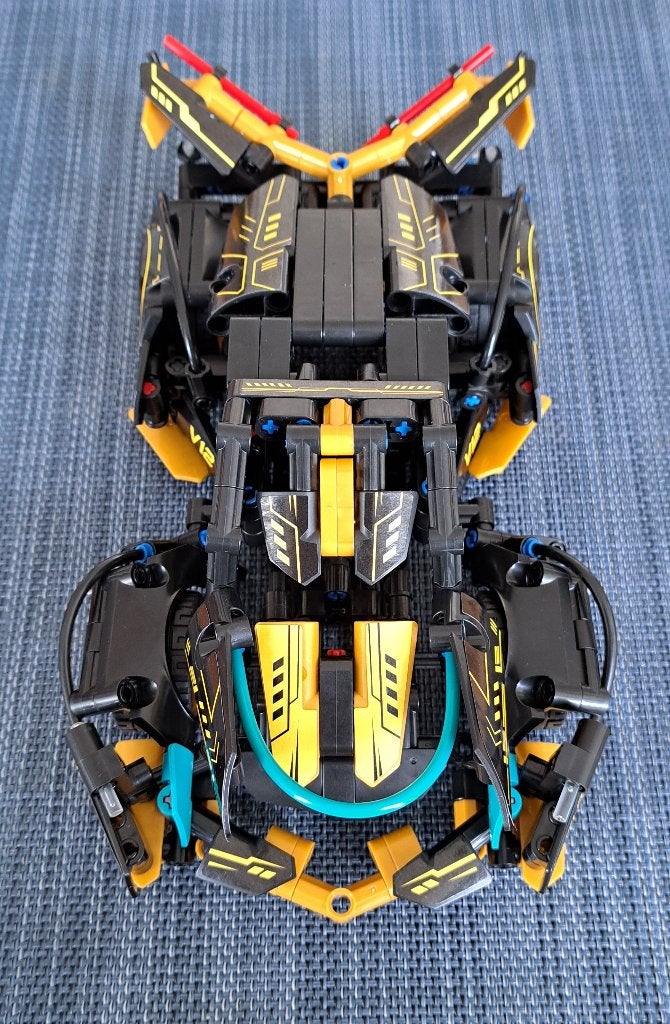 Bouwpakket Raceauto zwart, Voertuigen, Nieuw, Ophalen of Verzenden, Kunststof