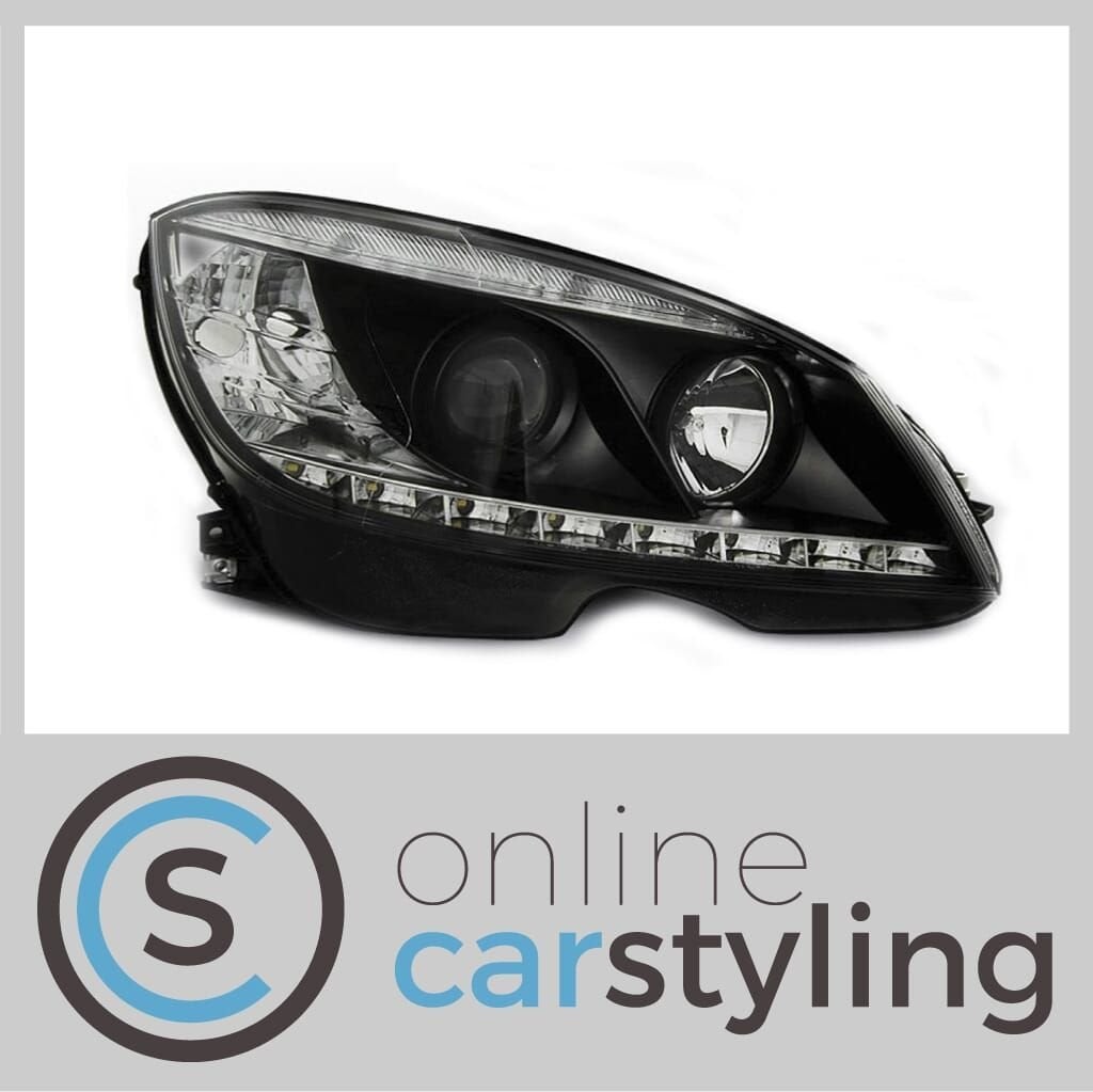 Devil eyes koplampen Mercedes C-Klasse W204, -, Nieuw, Ophalen of Verzenden, -