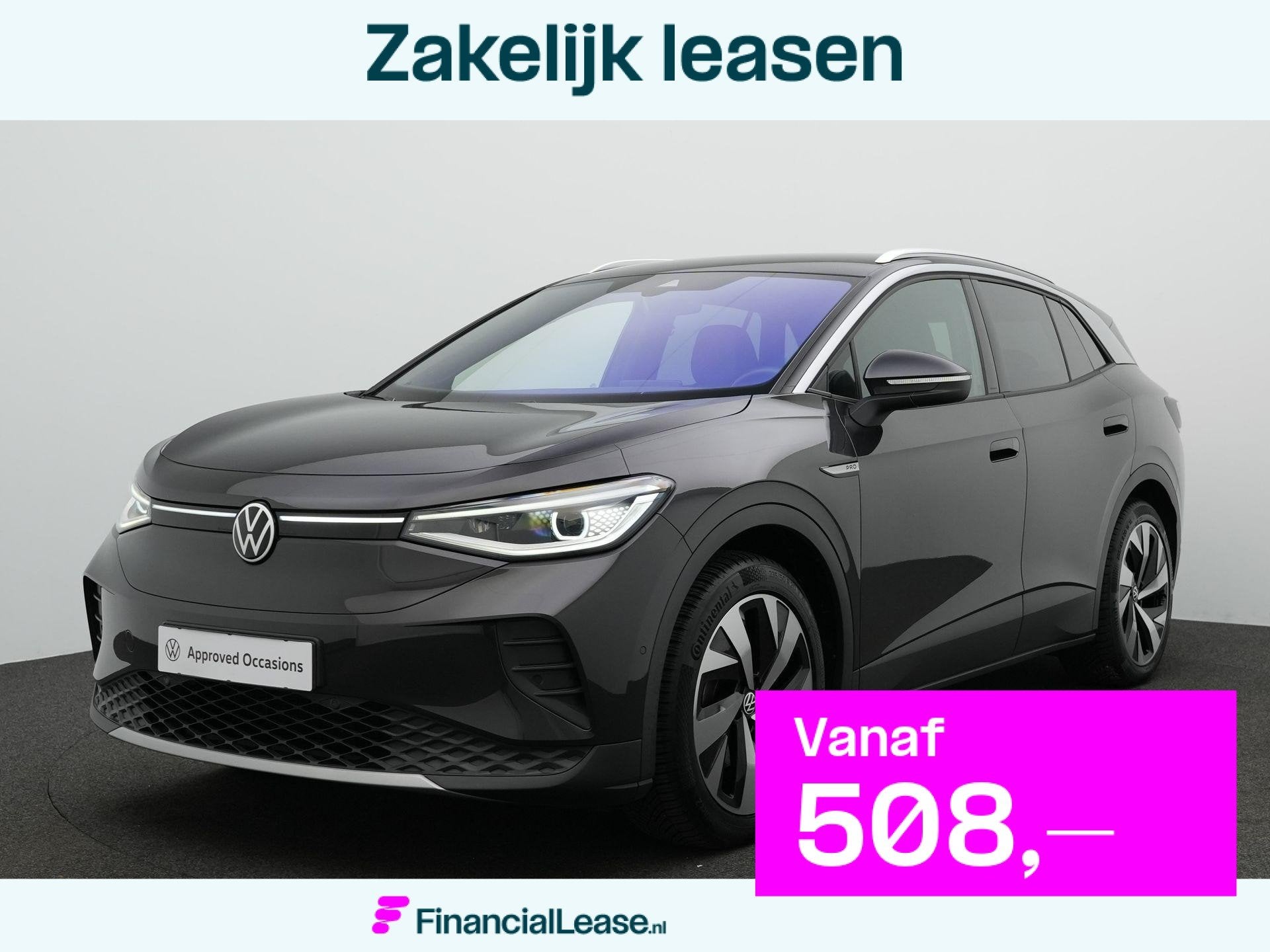 Volkswagen ID.4 Pro 77 kWh 204pk | Matrix LED Koplampen | De, Automaat, Achterwielaandrijving, Gebruikt, Zwart