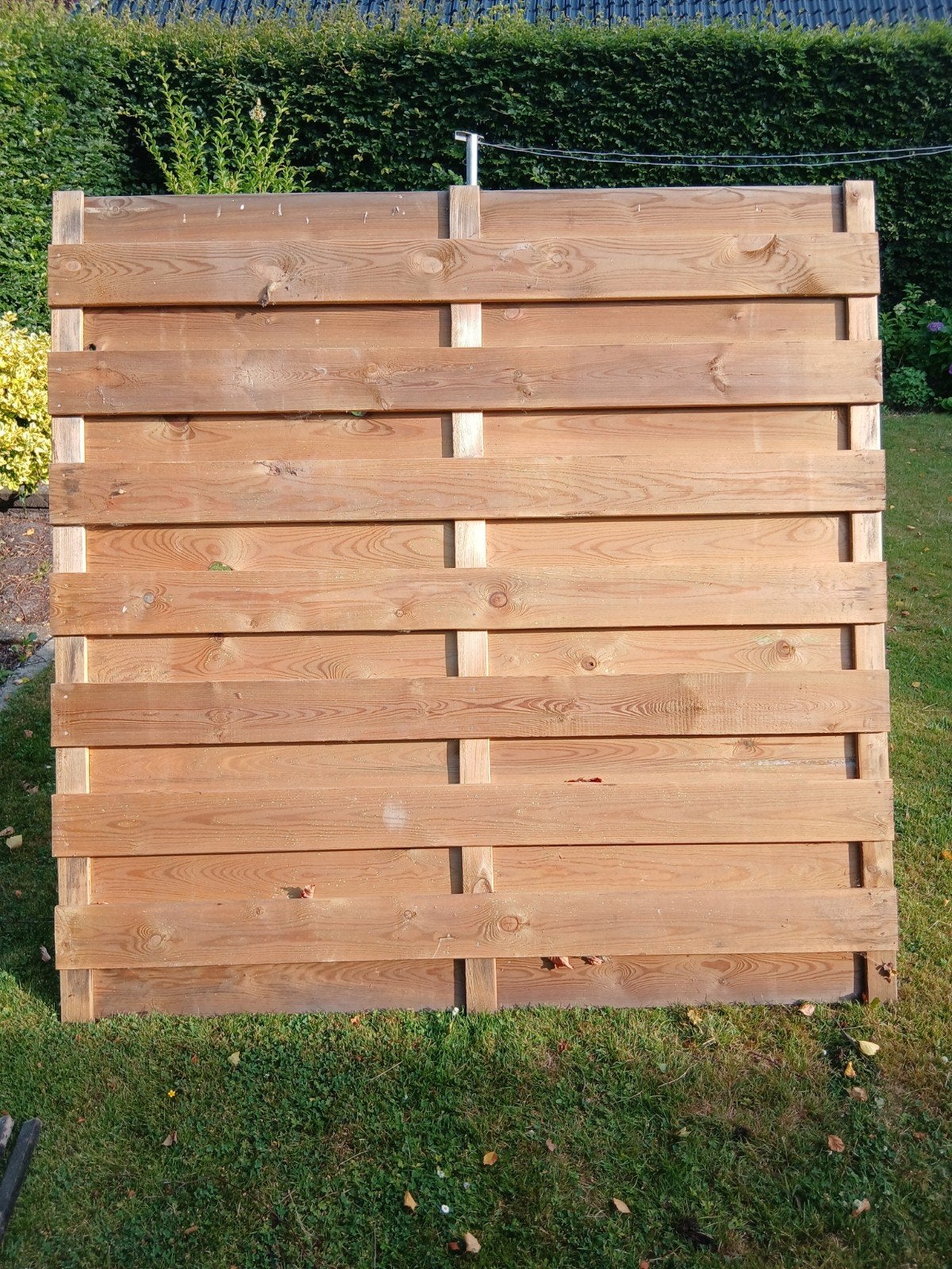 Houten tuinscherm / schuttingdeel, Tuin en Terras, Ophalen, 1 tot 2 meter, Minder dan 3 meter, Nieuw