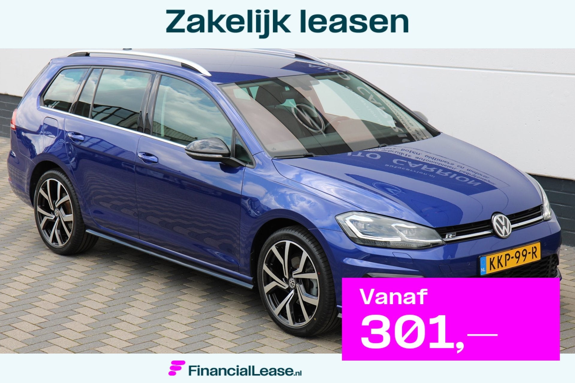 Volkswagen Golf Variant 1.5 TSI R-Line 18 inch Virtual LED, Voorwielaandrijving, 4 cilinders, 150 pk, Blauw