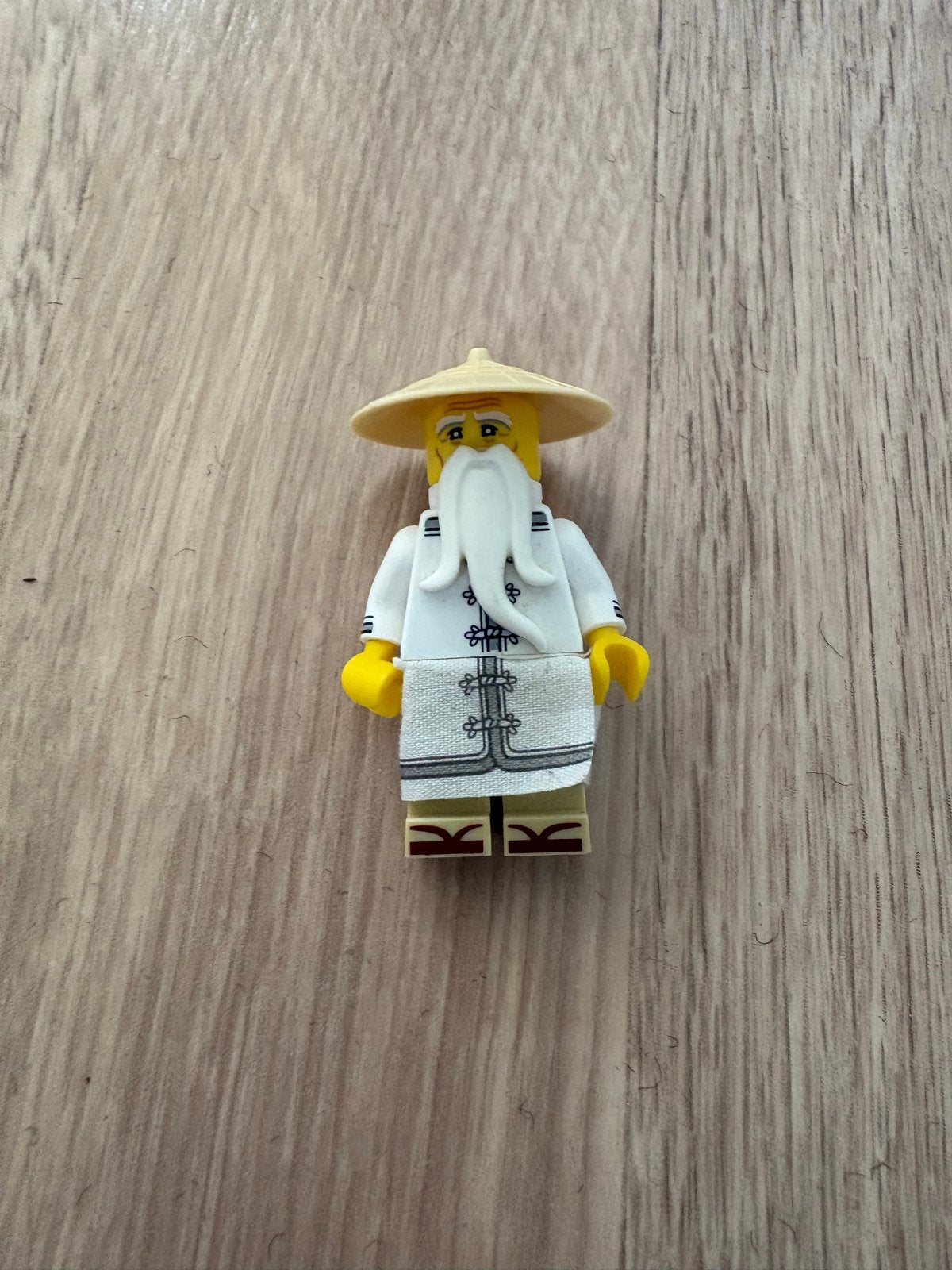Lego Ninjago Sensei Wu Minifiguur, Ophalen of Verzenden, Zo goed als nieuw, Overige merken