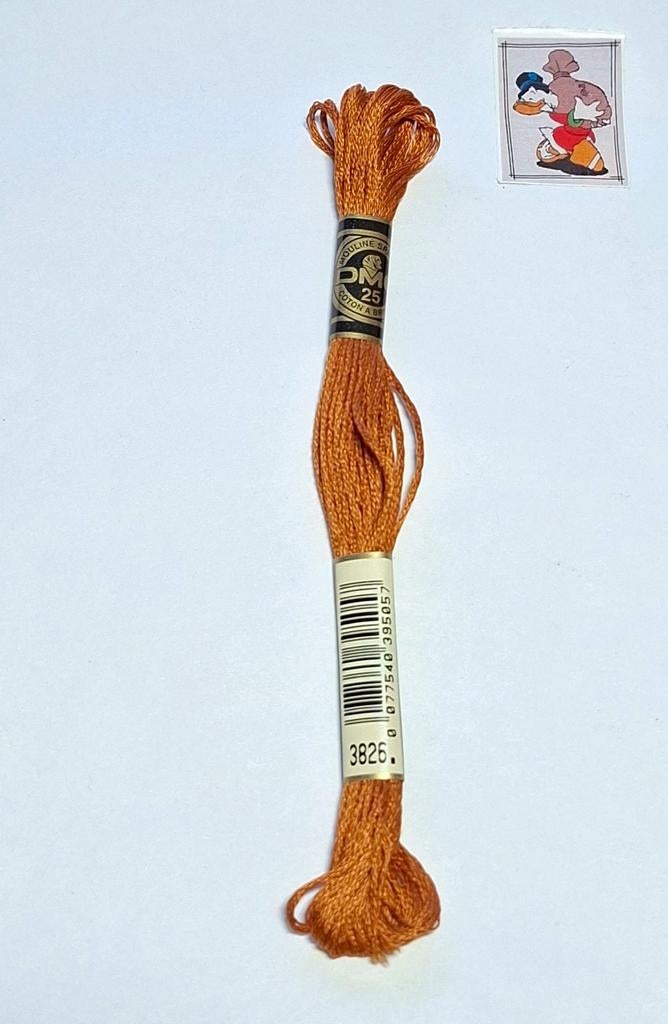 DMC mouline, bruin 3826, Mulhouse, France, Ophalen of Verzenden, Borduurgaren of Zijde, DMC