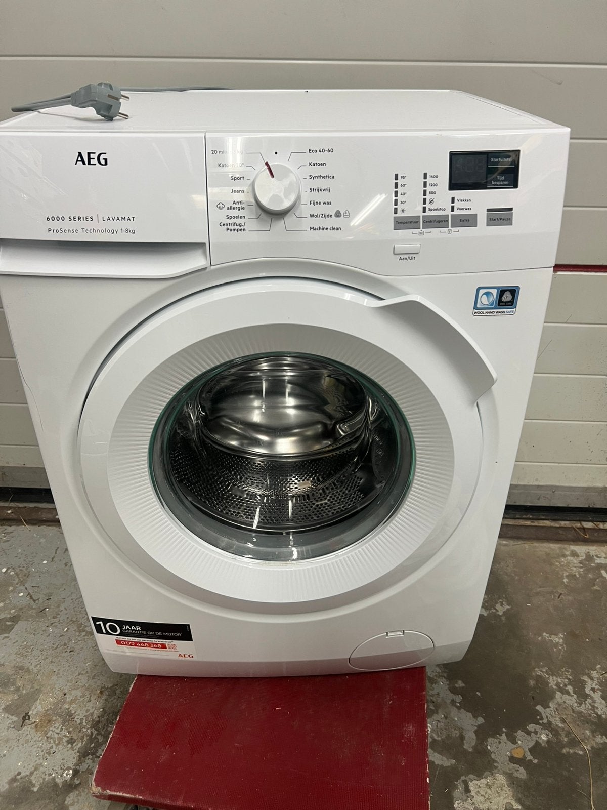 AEG wasmachine, Witgoed en Apparatuur, Wasmachines, Ophalen, Gebruikt, Voorlader, 1200 tot 1600 toeren
